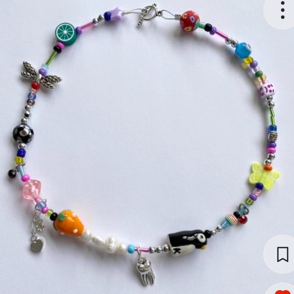 Beaded handmade necklace